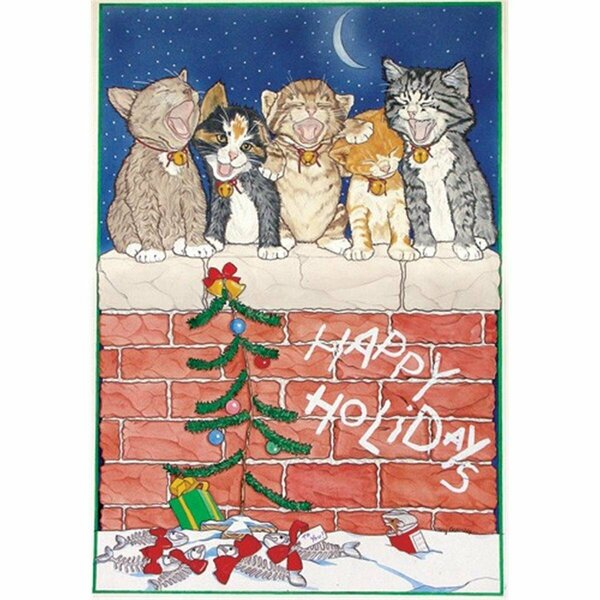 Pipsqueak Productions Meow Mates Cat Christmas Boxed Cards -10PK PI392977